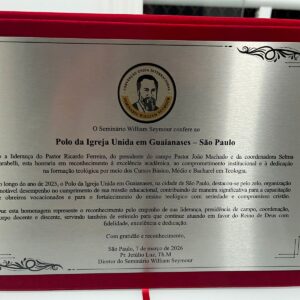 Placa de Homenagem